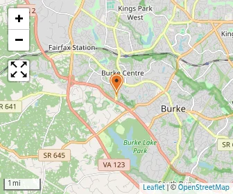 Map of Northern Virginia Academy