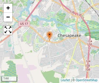 Map of Cedar Road Christian Academy