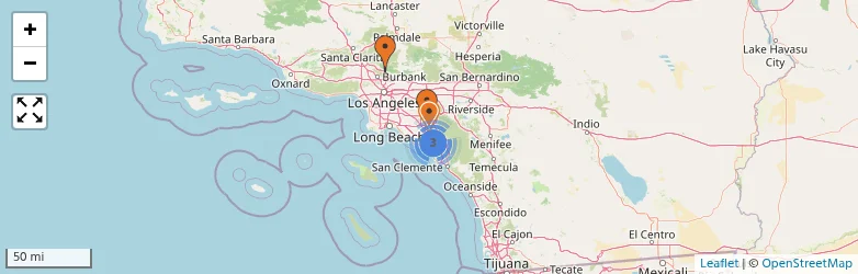 Related schools map