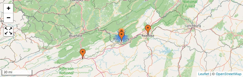 Related schools map