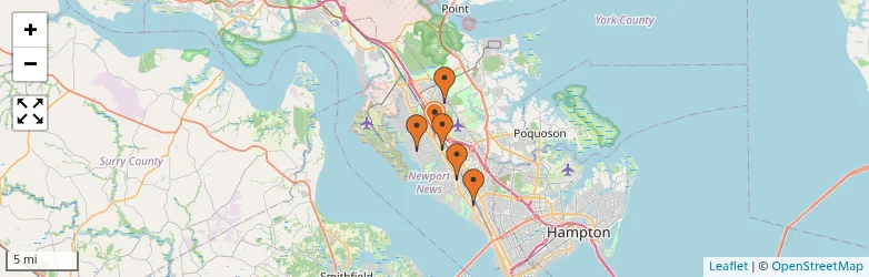 Related schools map