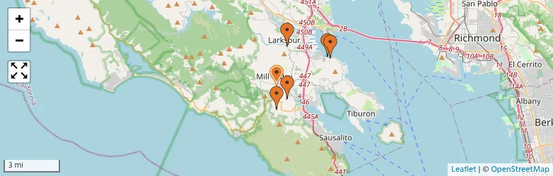 Related schools map