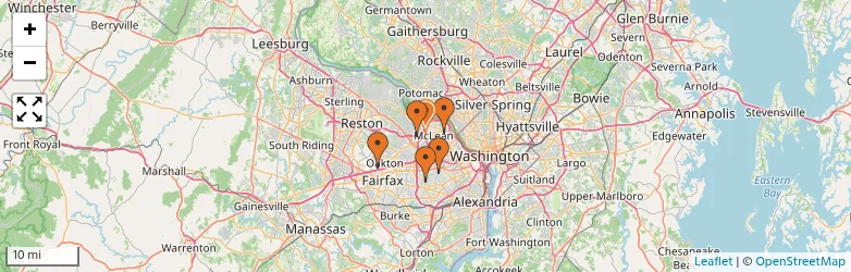 Related schools map
