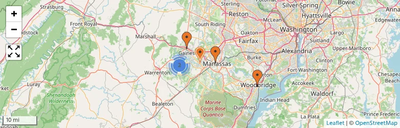 Related schools map