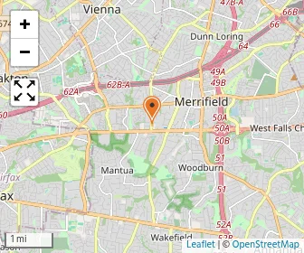 Map of Montessori School Of Cedar Lane