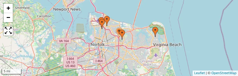 Related schools map