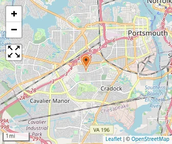 Map of Portsmouth Christian School