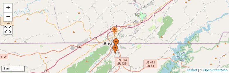 Related schools map