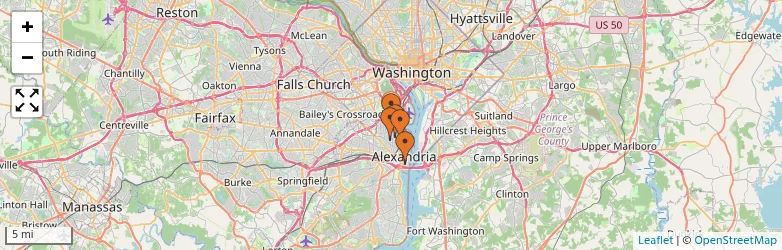 Related schools map