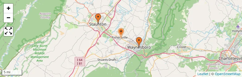 Related schools map
