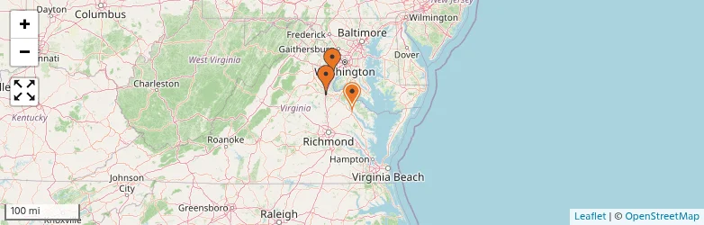 Related schools map