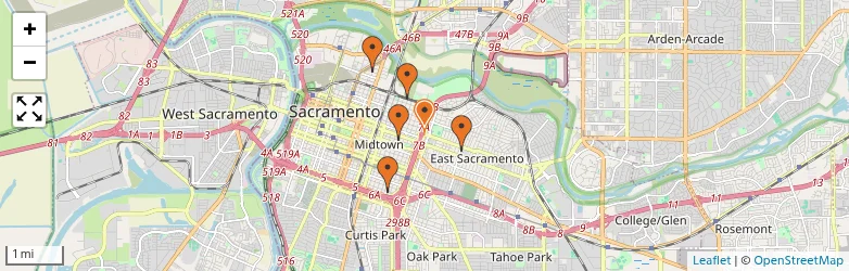 Related schools map