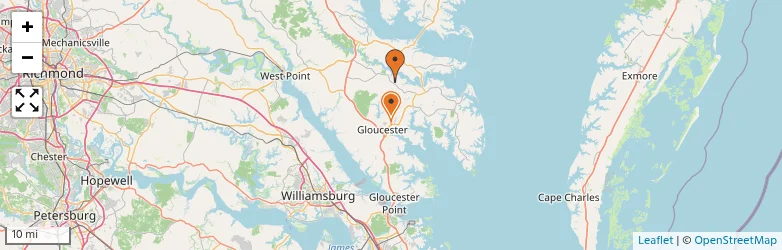 Related schools map