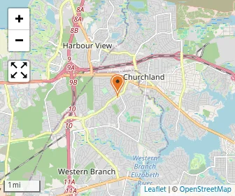 Map of Churchland Country Day School