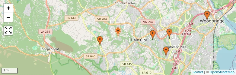 Related schools map