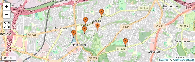Related schools map