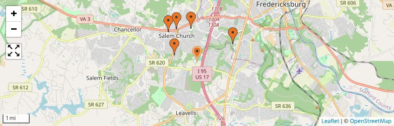 Related schools map