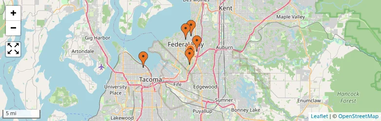 Related schools map