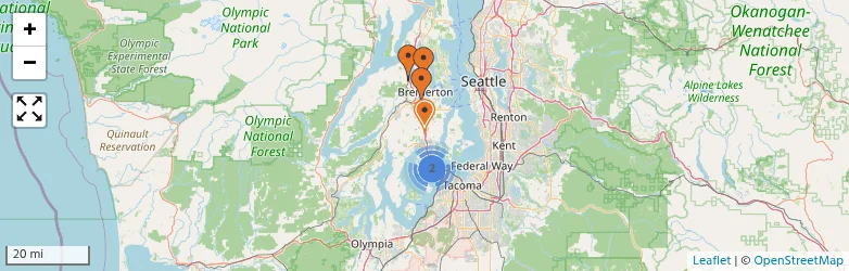 Related schools map