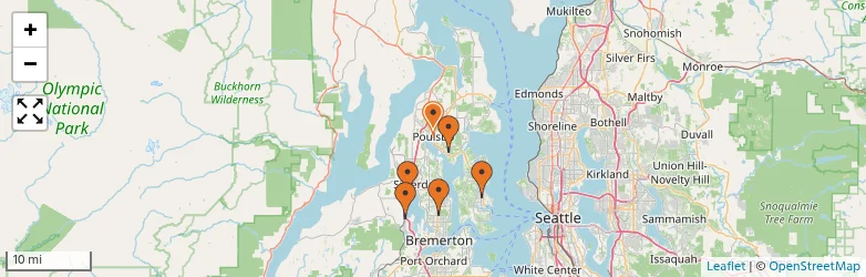 Related schools map
