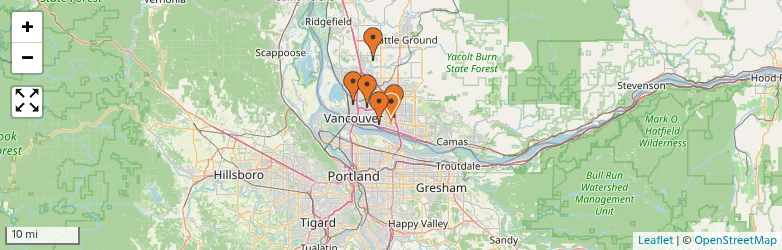 Related schools map