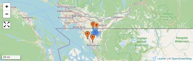Related schools map