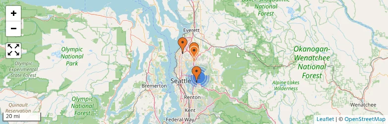 Related schools map