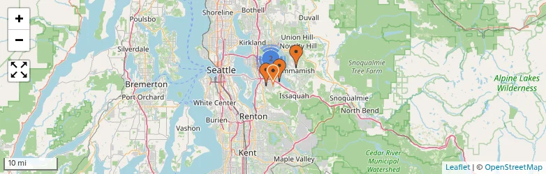 Related schools map