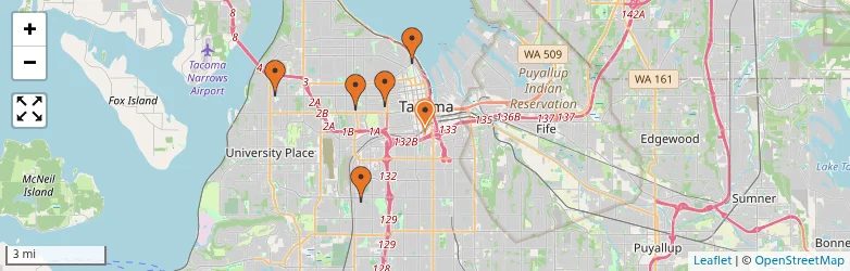 Related schools map