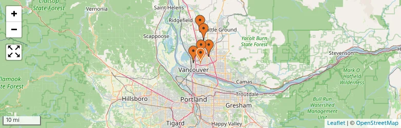 Related schools map