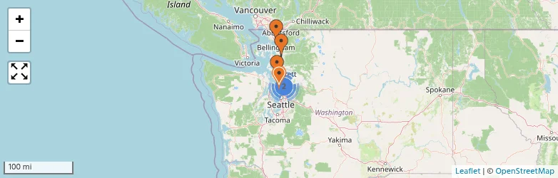 Related schools map