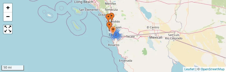 Related schools map