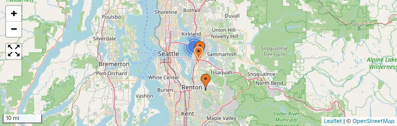 Related schools map