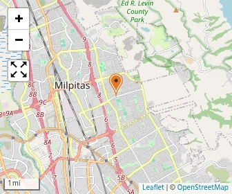 Map of Milpitas Montessori School