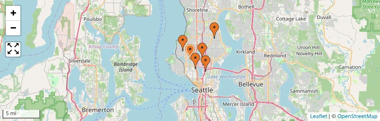 Related schools map