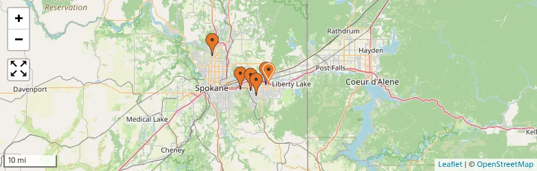 Related schools map