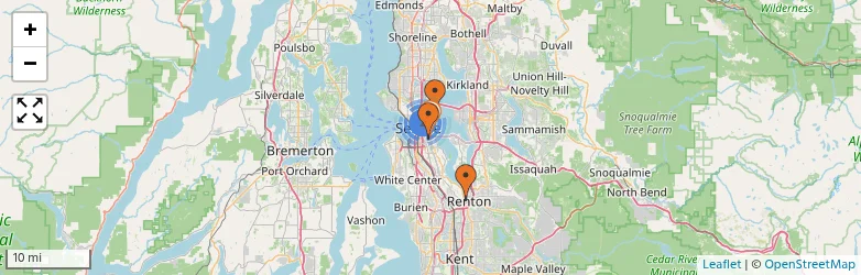 Related schools map