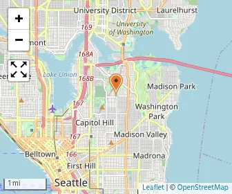 Map of Seattle Hebrew Academy