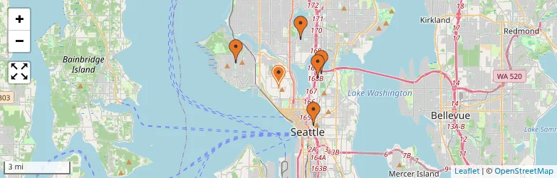 Related schools map