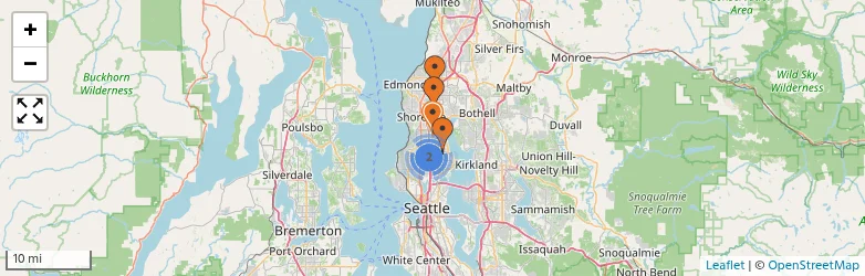 Related schools map