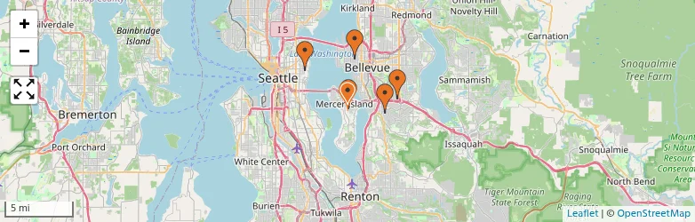 Related schools map