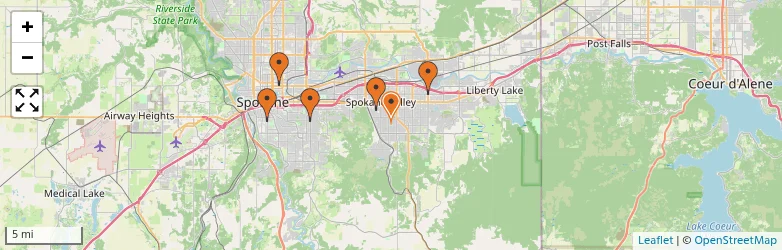 Related schools map