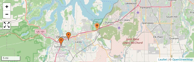 Related schools map