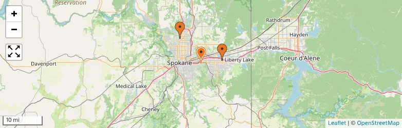 Related schools map