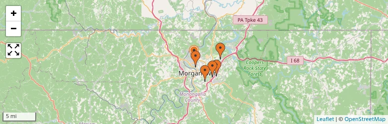 Related schools map
