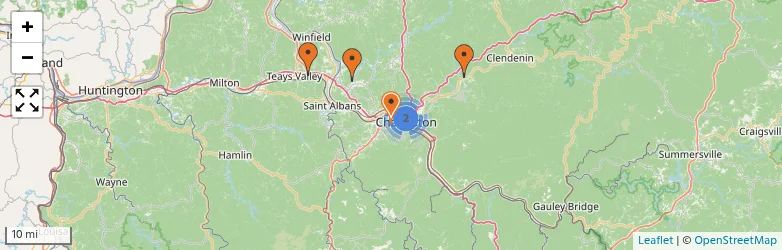 Related schools map