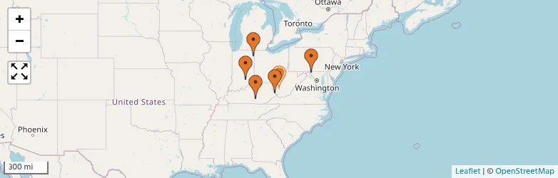 Related schools map