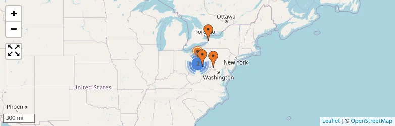 Related schools map