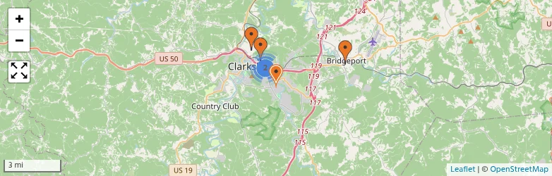 Related schools map