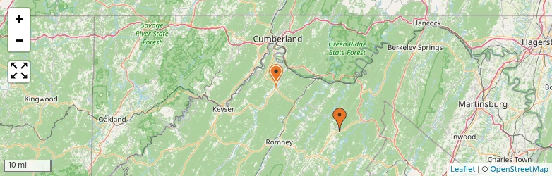 Related schools map